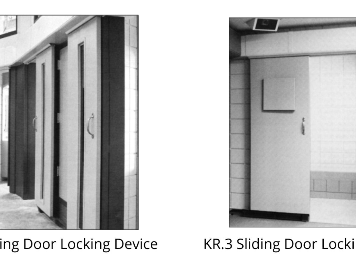 Sliding Door Locking Device - Folger Adam - SWS Detention Group