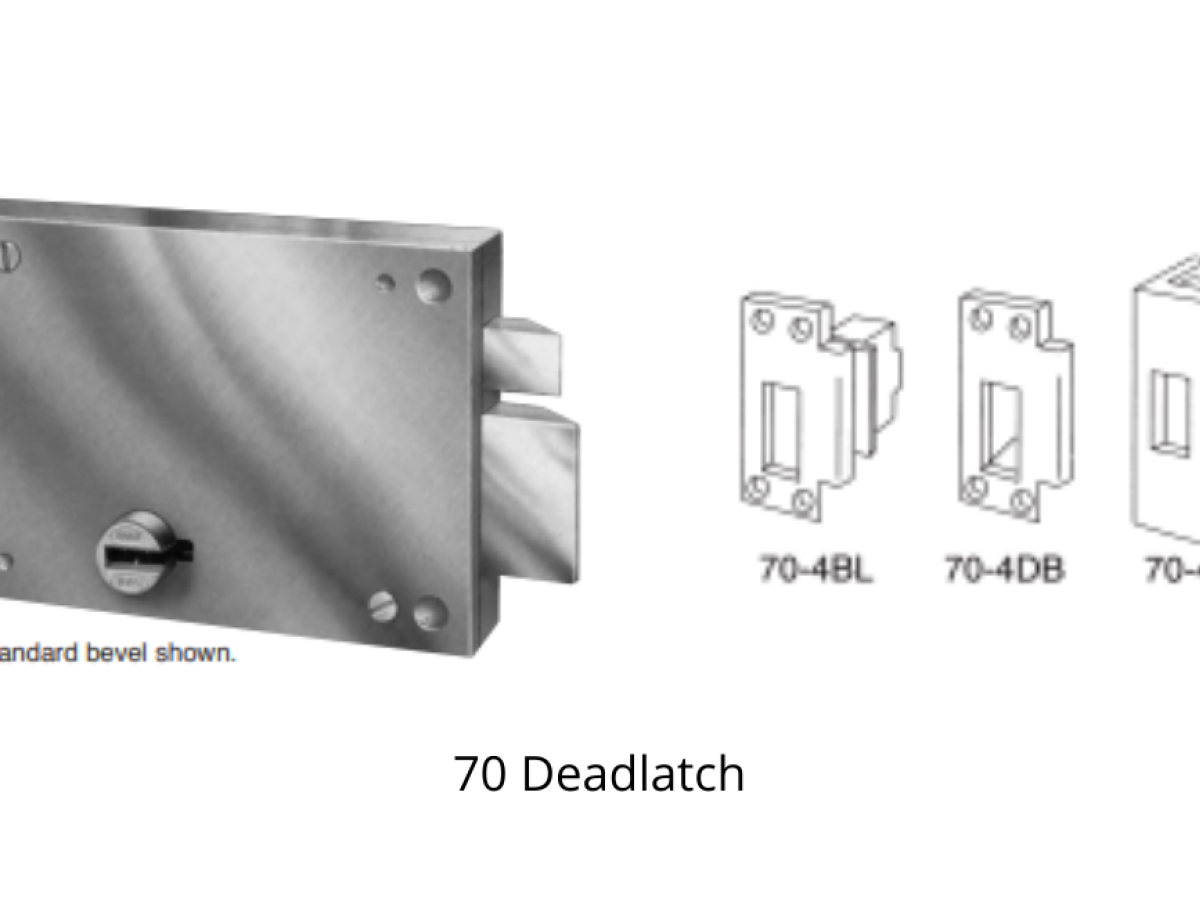 Mechanical Locks - Deadlatch - SWS Detention Group