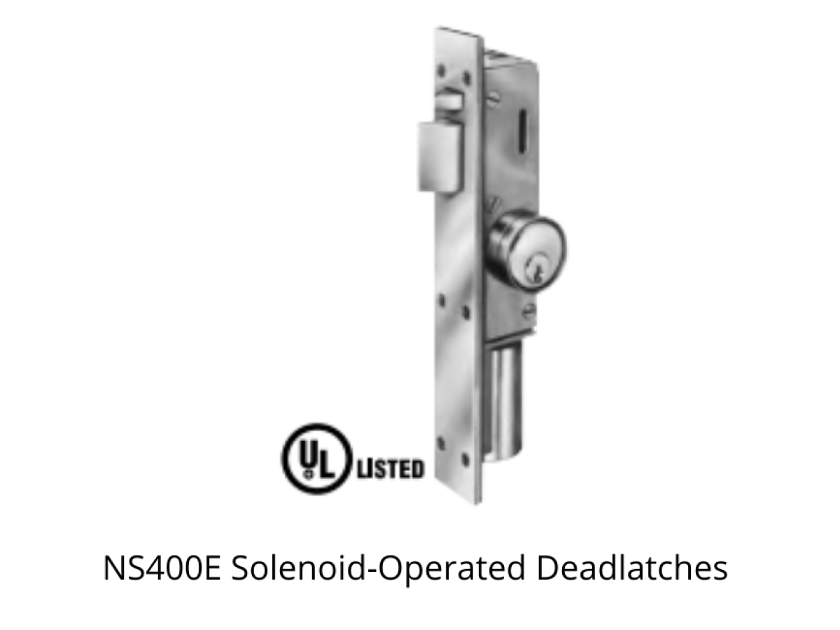 Electro-Mechanical Locks - Solenoid-Operated Deadlatch - Folger Adam - SWS Detention Group