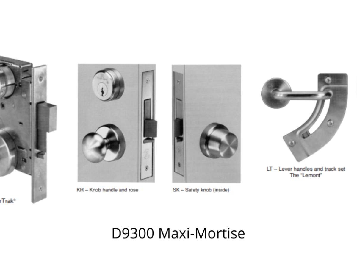 Mechanical Locks - D9300 Maxi Mortise - SWS Detention Group